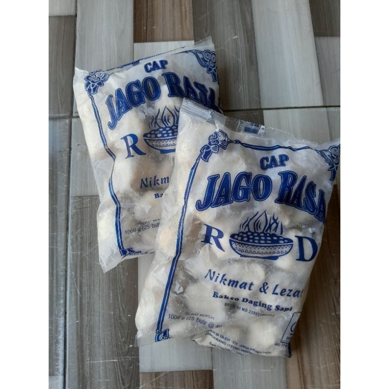 

Bakso sapi RD 1kg isi 25 / jago rasa / baso murah