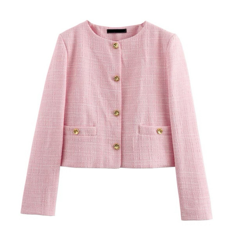 Pink Tweed Blazer