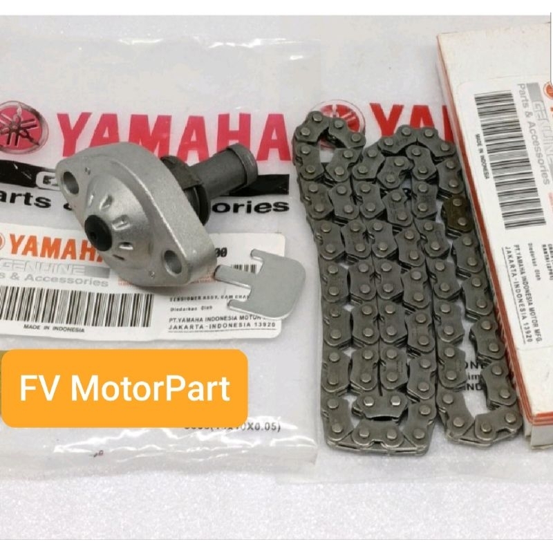 Paket Rantai Keteng + Tonjokan Keteng Mio M3 Mio Gt  125 X ride 125 Fino 125 2PH