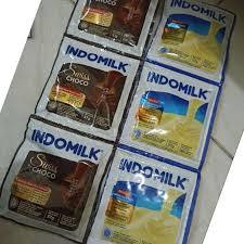 

SKM indomilk rasa vanilla dan coklat (susu kental manis) 1 RENTENG (6 SACHET)