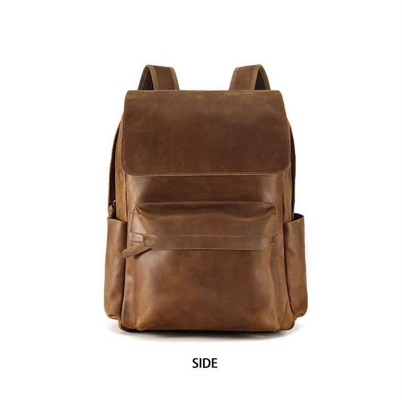 Vintage Ransel Ransel Pria Kulit Asli- Tas Kulit Asli Garut