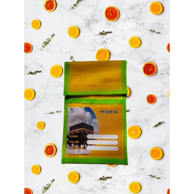 TAS MANASIK HAJI ANAK TERMURAH (FREE LABEL ID CARD) KUNING