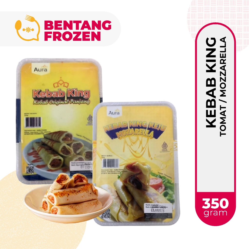 

Kebab King Ori / Kebab Mozarella 350gr Isi 8