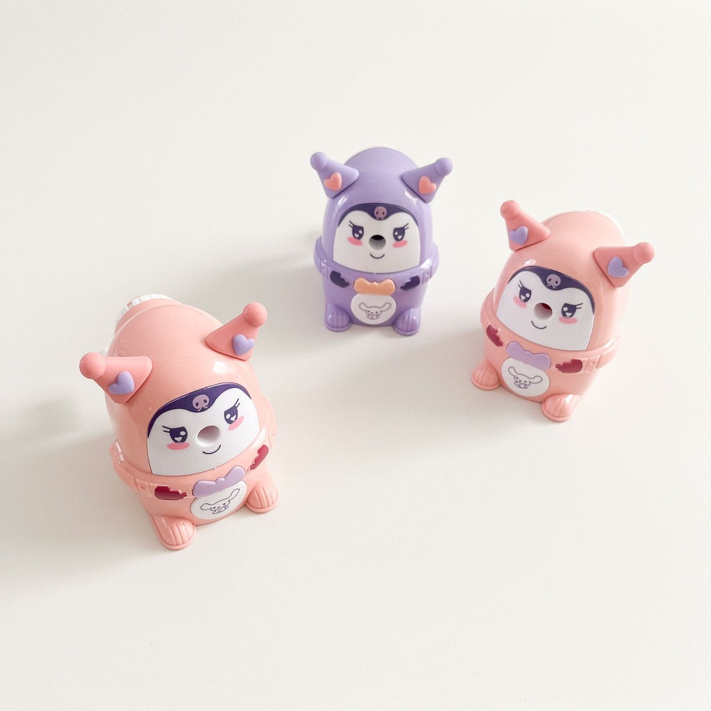 

Rautan Serutan Pensil Putar model Kuromi Sanrio / Peruncing Sharpener Pencil Anak