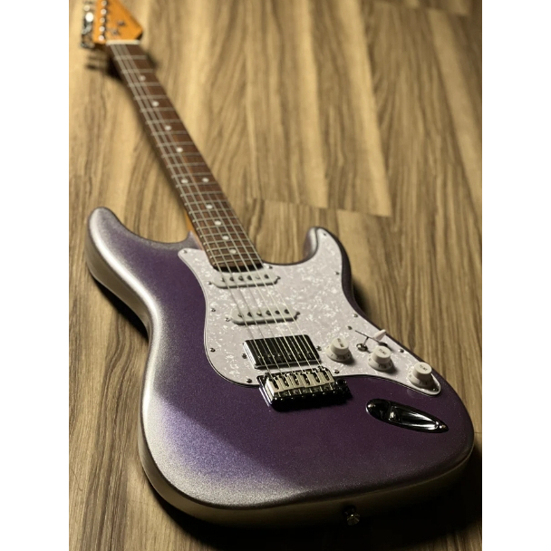 SQOE SEST700 VTS HSS Roasted Maple Series in Lavender Silverburst Limited Edition