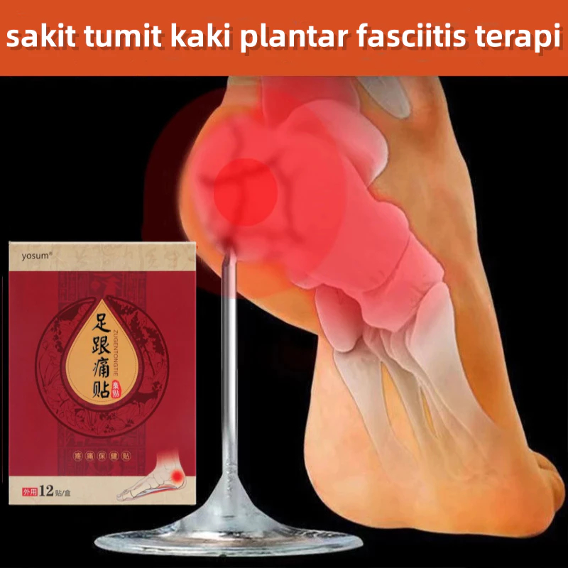Plantar Fasciitis Terapi 12pcs Terapi kaki koyo kaki pereda nyeri obat sakit kaki nyeri tumit kaki k