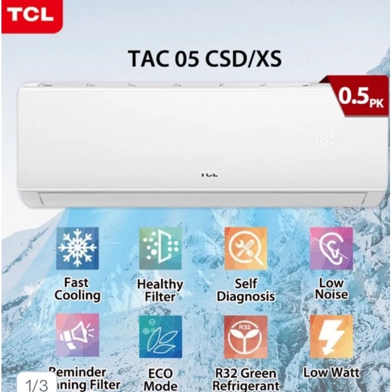 AC 1/2 pk + PASANG - Ukuran 10m² Berbagai Merk - Ready Bangka &Belitung