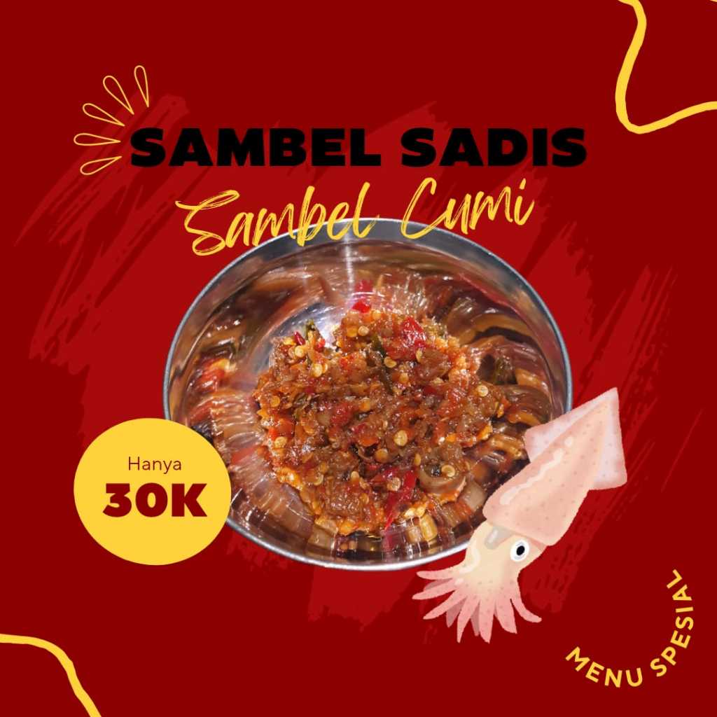 

Sambal Sadis cumi 170gr - Sambel sadis cumi 170gr - Sambal cumi 170gr - Sambel cumi 170gr