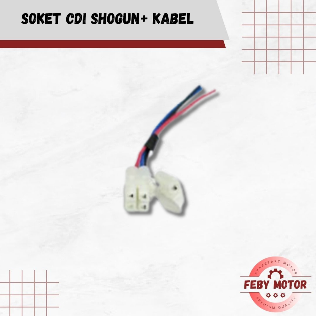 Soket Cdi + Kabel Shogun // Soket Cdi + Kabel Motor Shogun Megapro