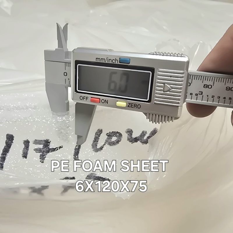 

PE FOAM SHEET 6MM / 06 PACKING KEMASAN METER / ROL