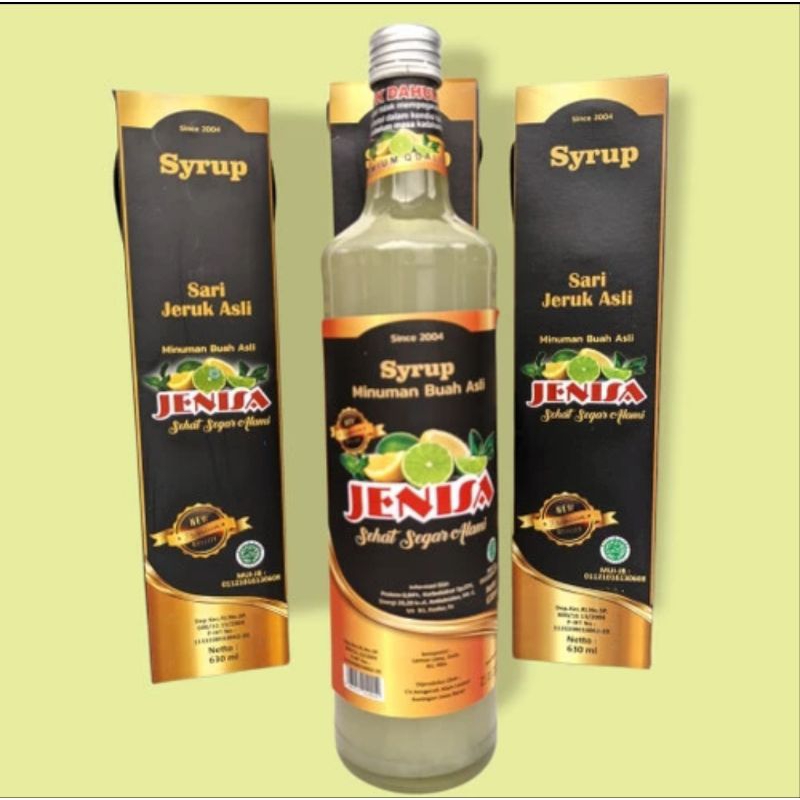 

JENISA sirup jeruk lemon peras Asli 620ml khas kuningan