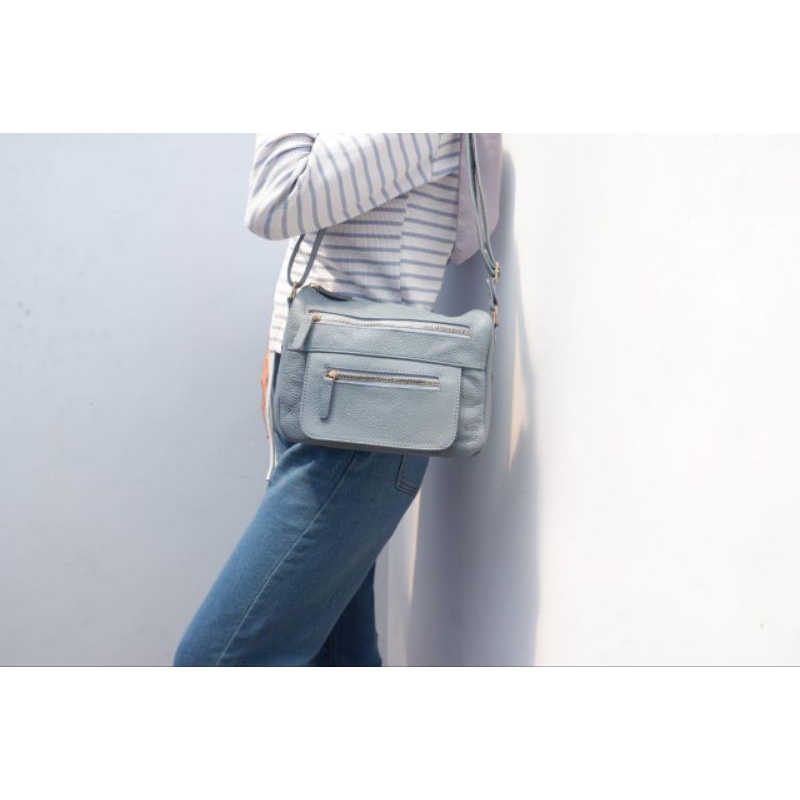 Tas Slingbag Wanita Tas Kulit Asli Garut - Tas Lokal Tas Cantik