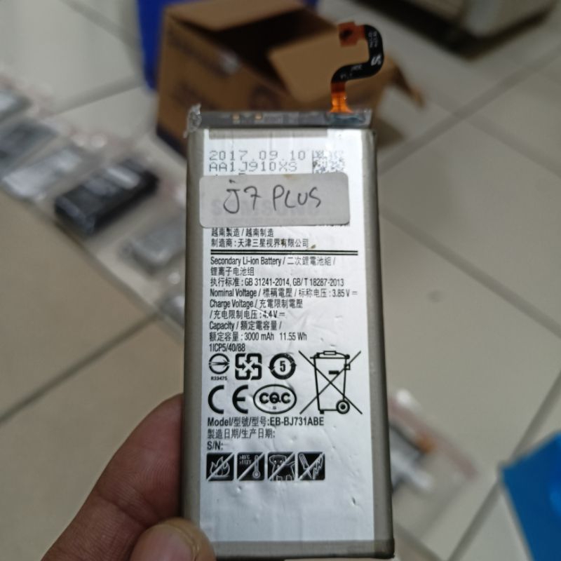 Baterai Samsung J7 Plus Original EB-BJ731ABE