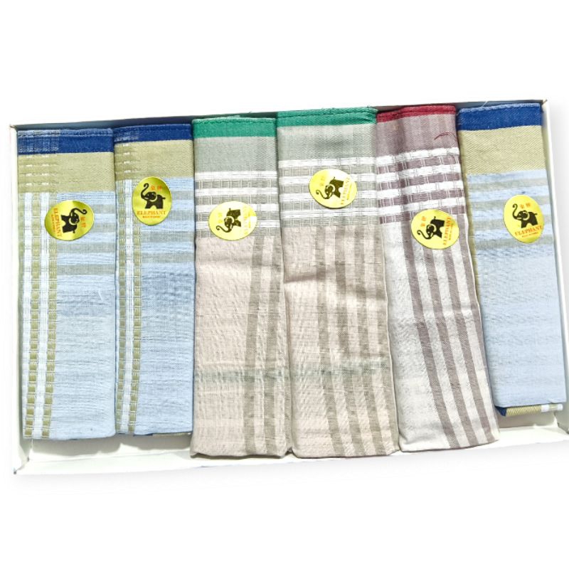 Sapu Tangan Merk Elephant 40 X 40 Sapu Tangan Gajah Sapu Tangan Katun