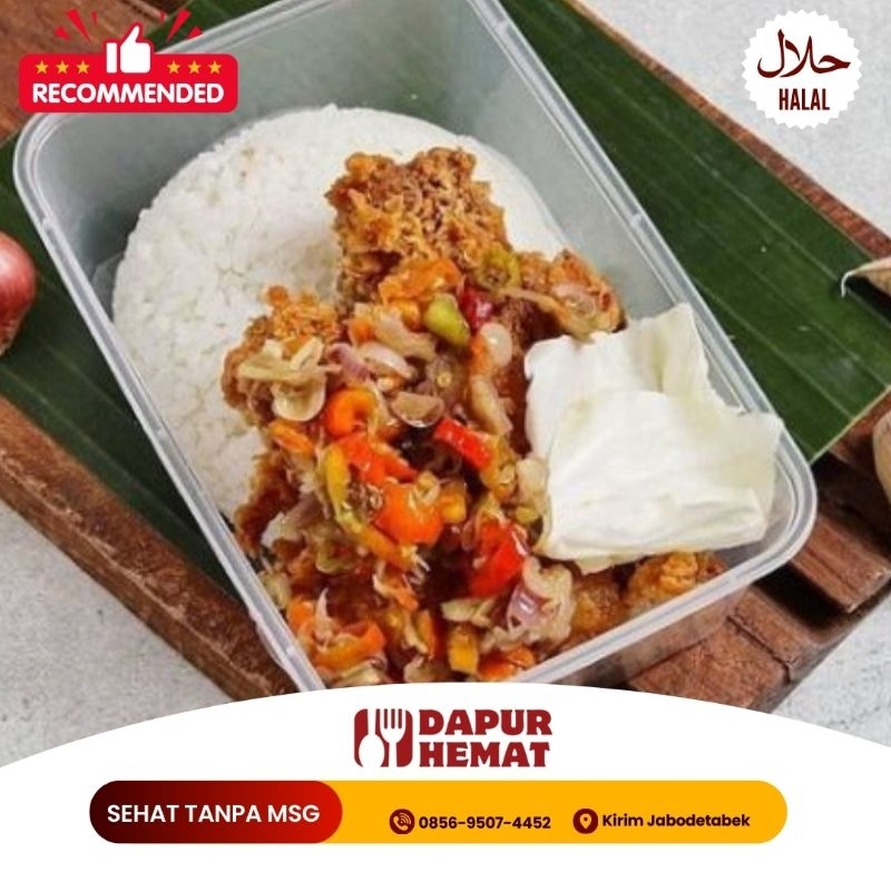 

Dapur Hemat - Paket Ayam Geprek Viral Sambal Dabu Dabu Cocok Untuk Catering Enak/Lezat/Makanan