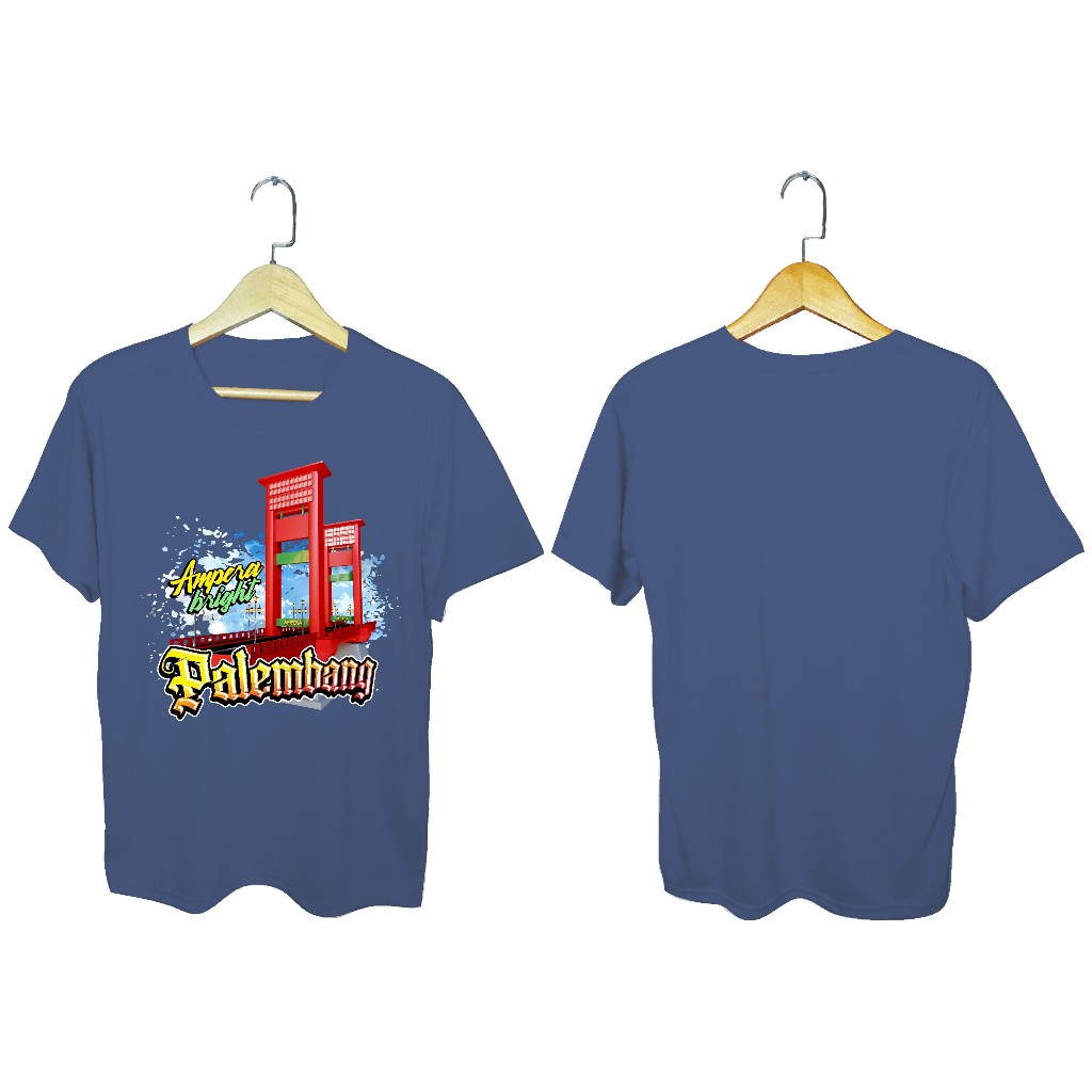 BAJU KAOS TULISAN PALEMBANG YANG LEMBUT SERTA BERAGAM WARNA YANG BISA DIPAKAI UNISEX