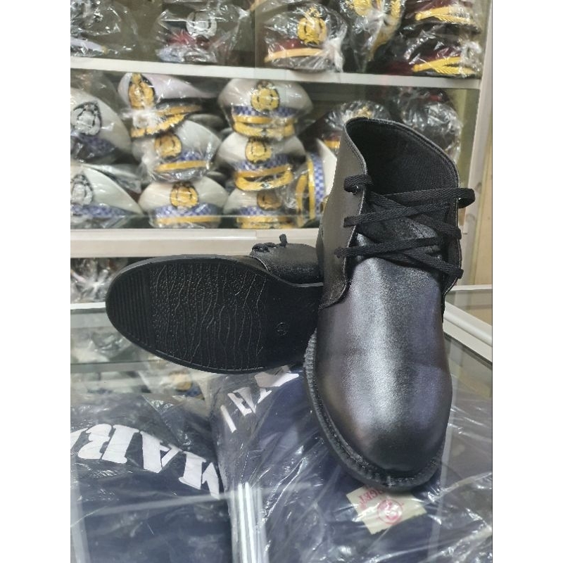 Sepatu Pdh Tali Doff | Sepatu Pdh Satpam Doff | Sepatu Tali Tni | sepatu pdh Security
