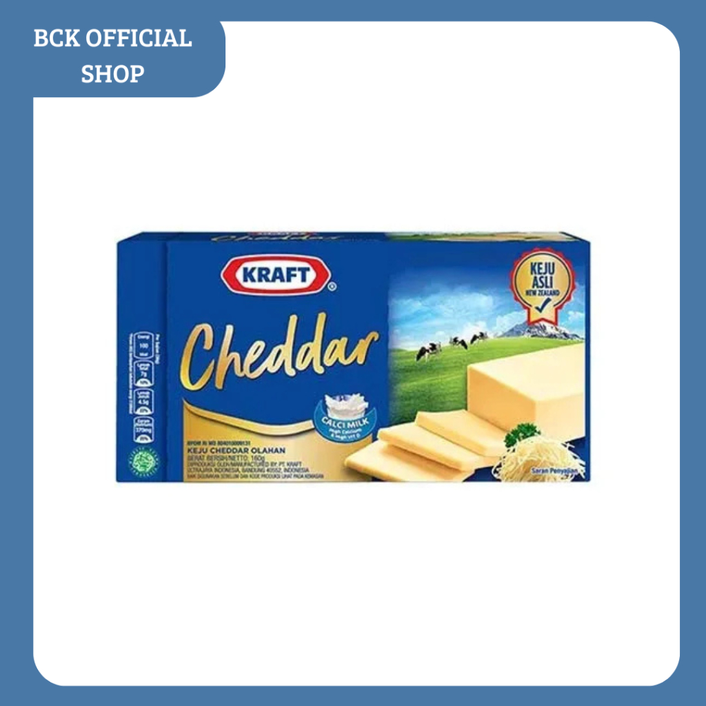 

Keju Kraft Cheddar Blok 150gr (PCS)