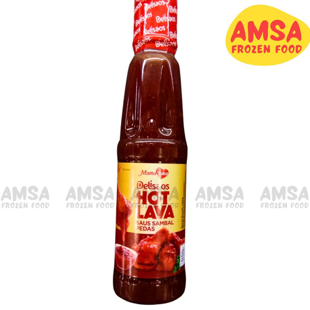 

Mama Suka Delisaos Hot Lava Botol 160gr / Mamasuka saus hot lava pedas 160gr