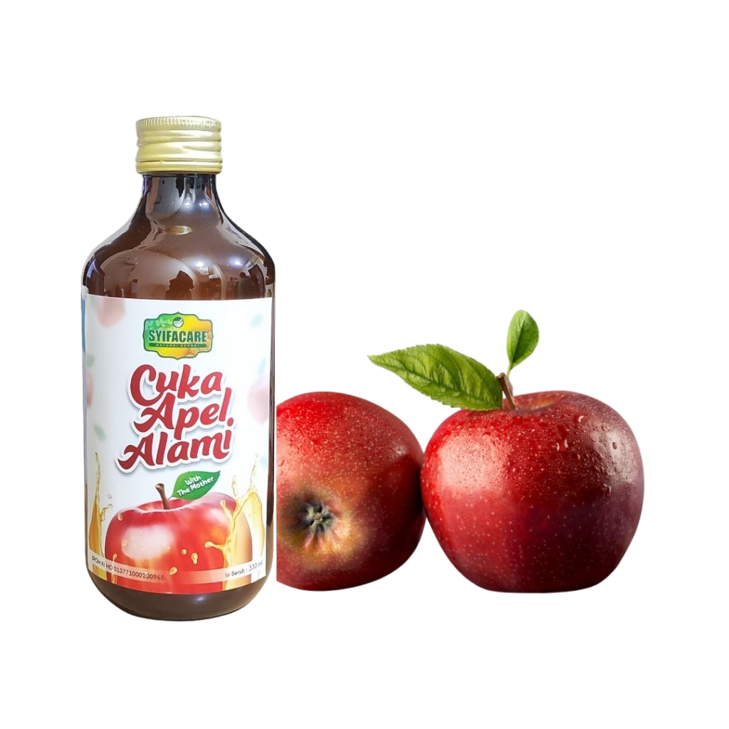 

Cuka sari apel SYIFACARE 330ml Natural Apple cider vinegar