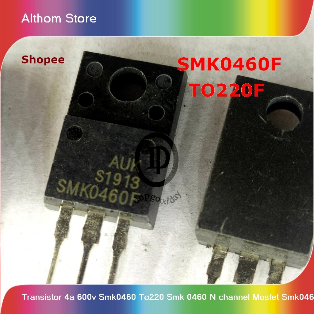 transistor 4a 600v smk0460 to220 smk 0460 n-channel mosfet smk0460f