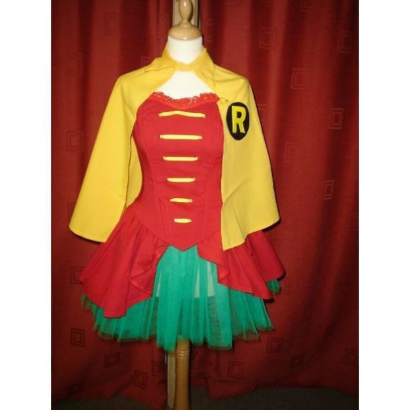 Robin Super Hero Girl Costume Cosplay