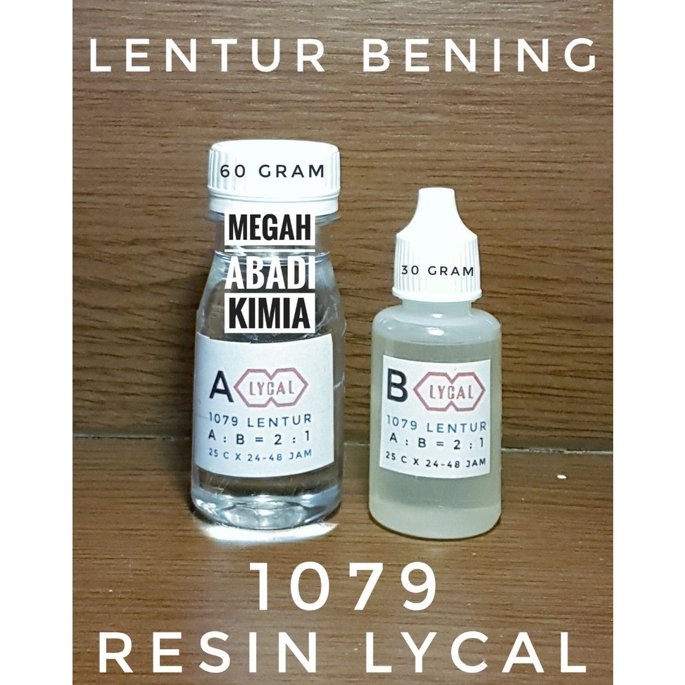 

KODE D34H Resin bening Lentur Lycal 9 Gram