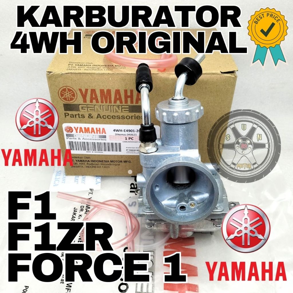 KARBURATOR 4WH ORI YAMAHA F1ZR F1Z FORCE 1 KARBU KUALITAS ORIGINAL ASLI PRESISI