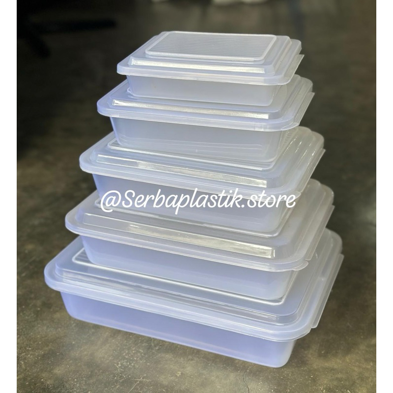 Kotak durian / kotak transparan / tempat bekal TW kotak makan tebal box makanan box sayur tempat bua