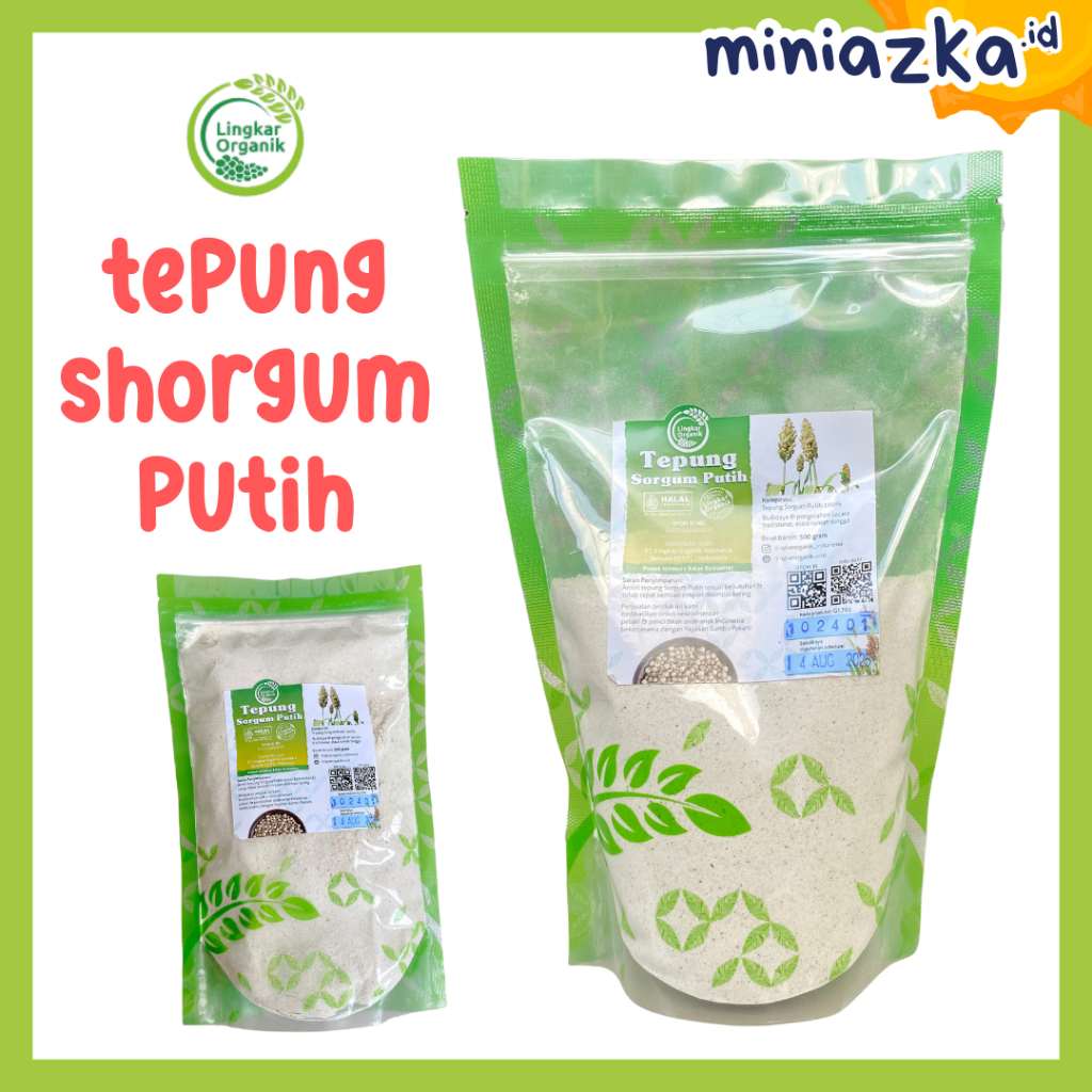

Lingkar Organik Tepung Shorgum Putih Gluten Free 500gr