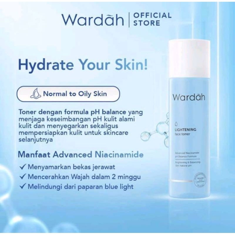 PASTI ORI‼️Wardah Lightening Face Toner