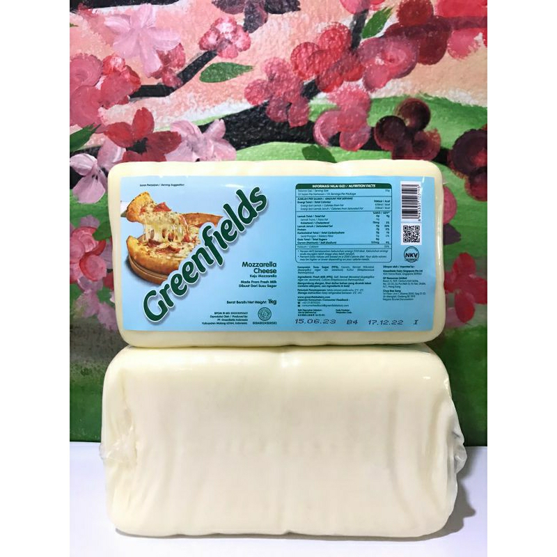 

Mozarella cheese Greenfields / keju mozarella Greenfields 1kg murah Grosiran 6 kg (Grab / Gojek only)
