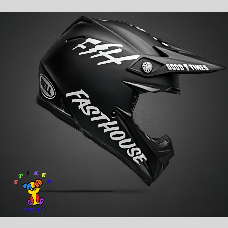 STICKER HELM BELL FASTHOUSE STICKER CUTTING