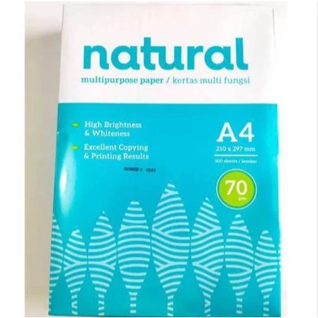 

KERTAS HVS NATURAL A4 70GR