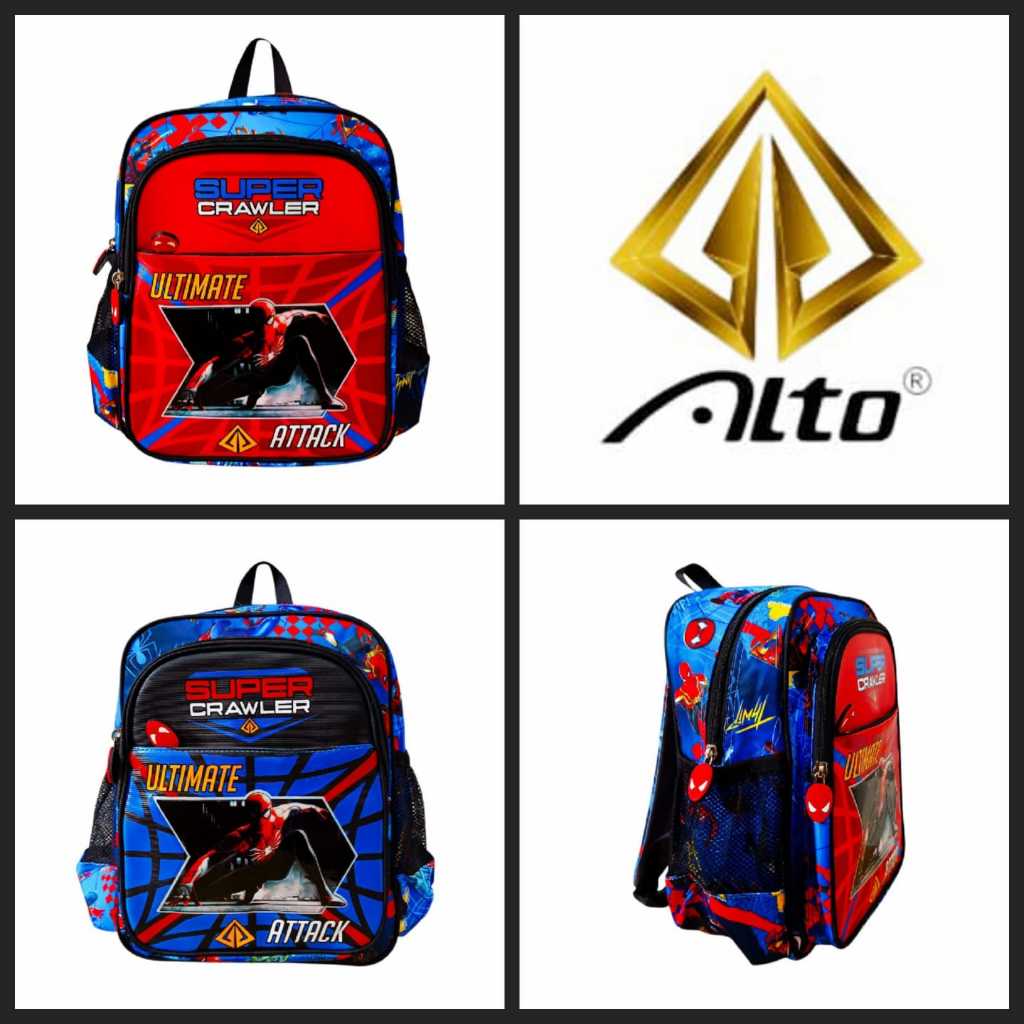 Tas Ransel Alto Anak Laki2/Cowok PAUD/TK Tas Punggung Tas Gendong Tas Sekolah