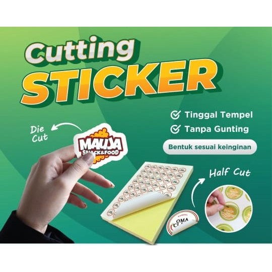 

Cetak Stiker Bontak Kiss Cut A3 Murah / Cetak Stiker Cutting Label Kemasan Makanan Minuman Online Shop