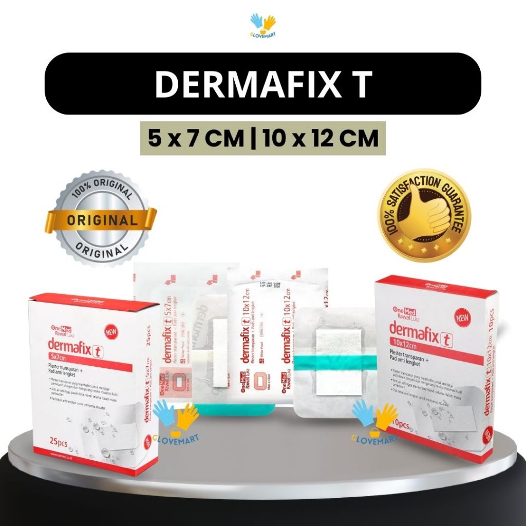 Dermafix T / Plester Luka Waterproof / Plester Luka Anti Air / Plester / Perban Luka / Handsaplast