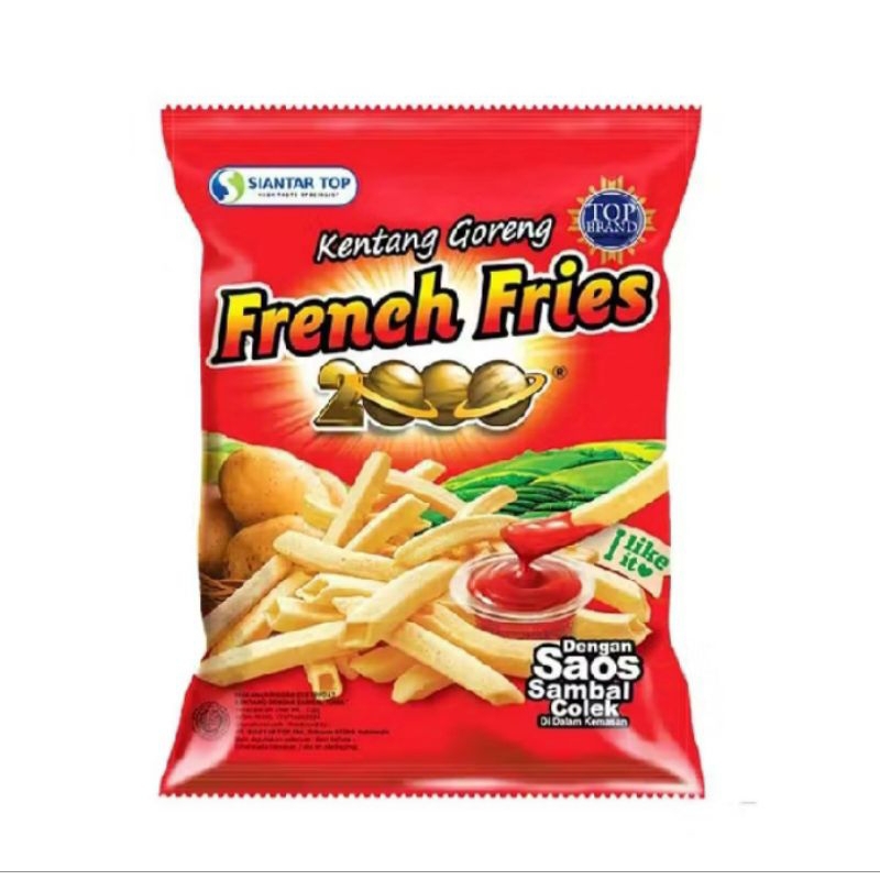 

Chiki FRENCH FRIES 2000 | Chiki kentang 1 renceng isi 10 pcs