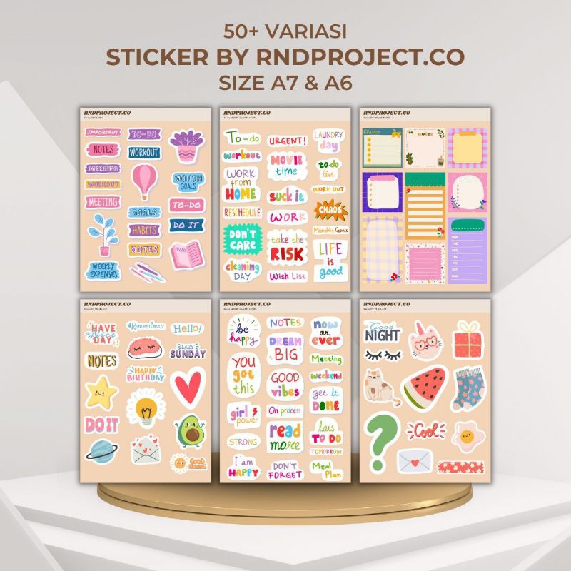 

Sticker Aesthetic Cute Stiker Case HP Tumblr Scrapbook Journal Notebook Setiker Aesthetic Vintage Retro Size A6 10 x 14 cm