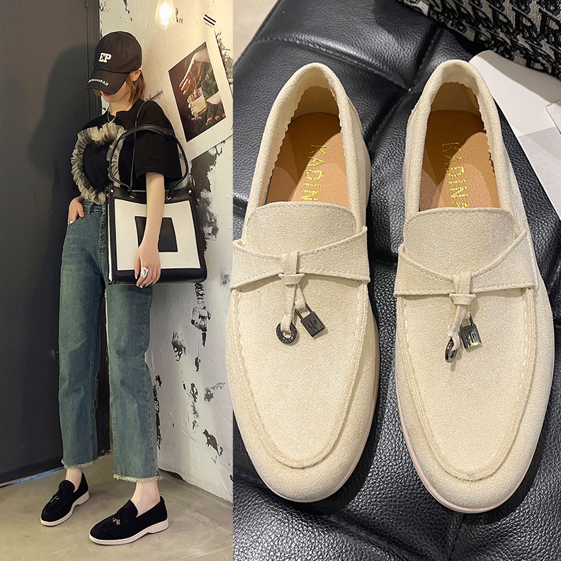 KODE C74S Sepatu Pantofel Hitam Loafers Flat COD Wanita Korean Style Kekinian Premium Import Cina Hi