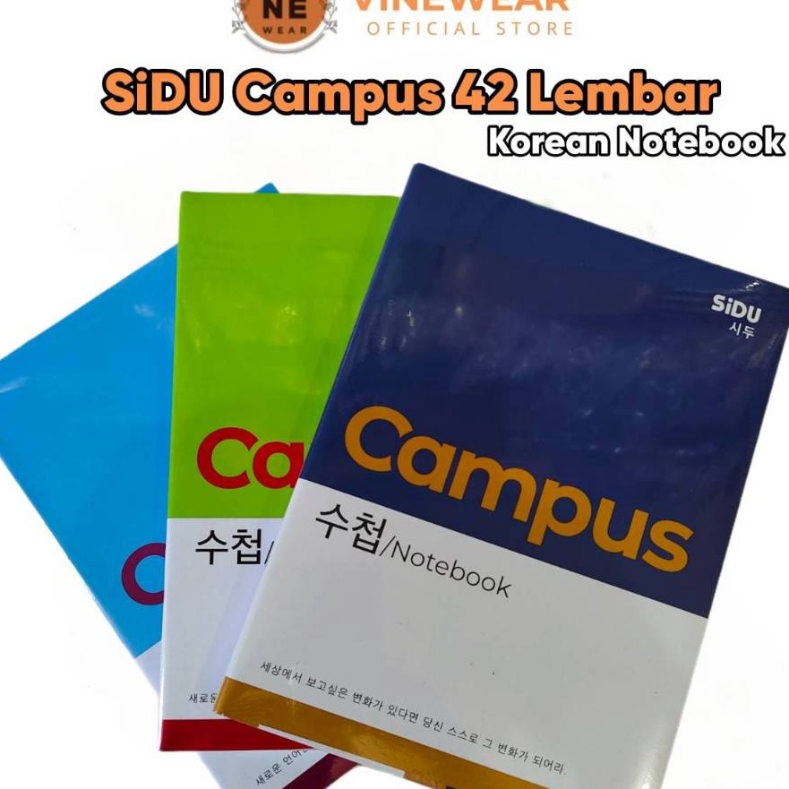 

FG2 Buku Tulis Sidu Campus 42 Lembar 1 Pack isi 5 Buku Korean Desn