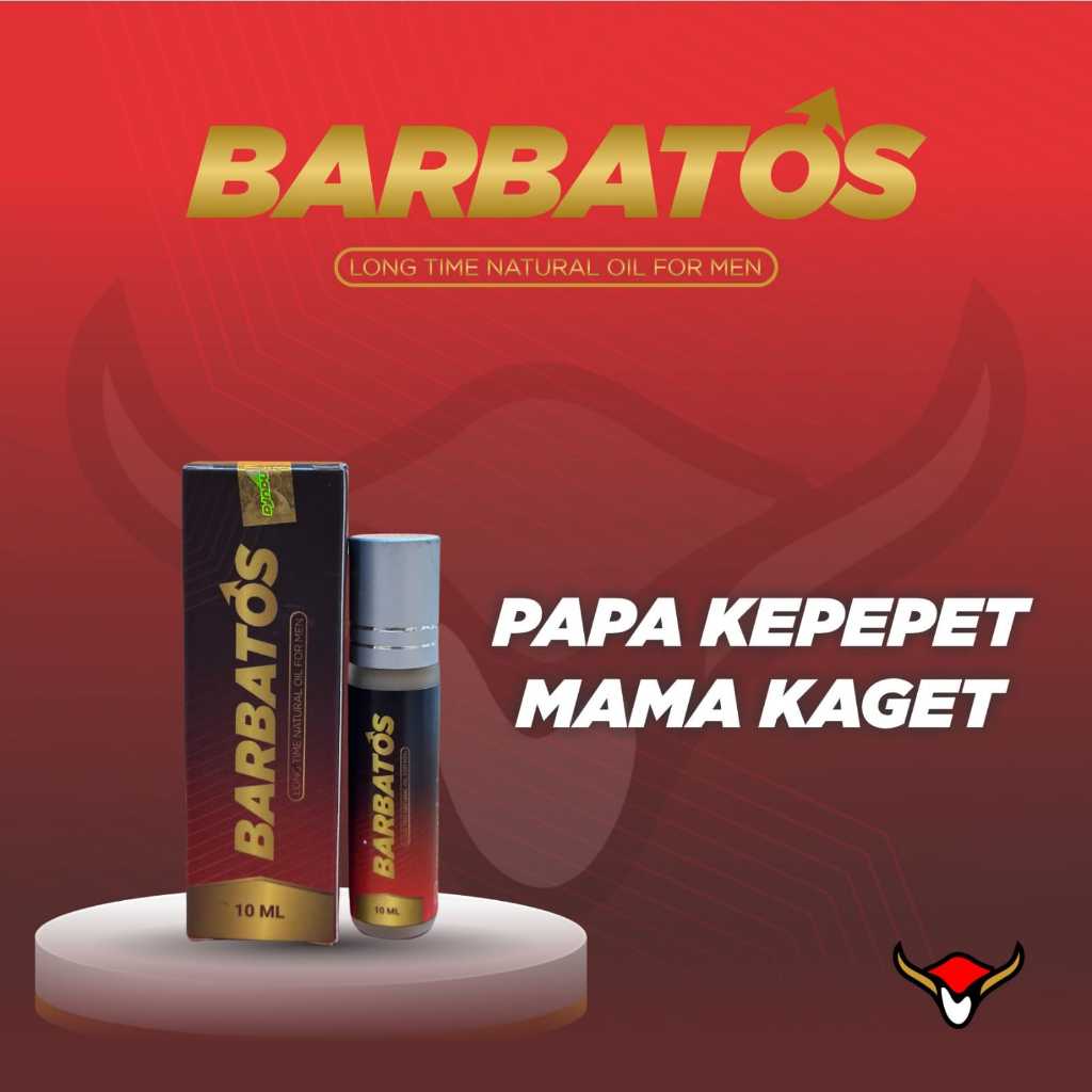Barbatos oil - minyak oles tahan lama 10 ml minyak pijat pria tidak panas original
