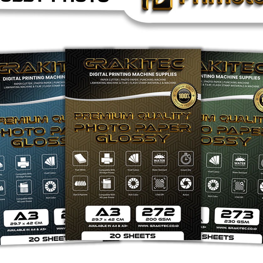 

Cepat Kes Foto Glossy A3 A3 PLUS Grakitec Premium Photo Glossy Paper A3 26 23 2