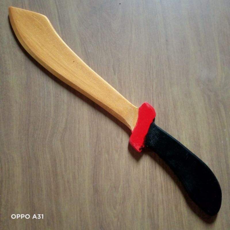 Golok China Kayu Miniatur Peralatan Latihan Silat Beladiri IPSI - Golok Kayu - Golok