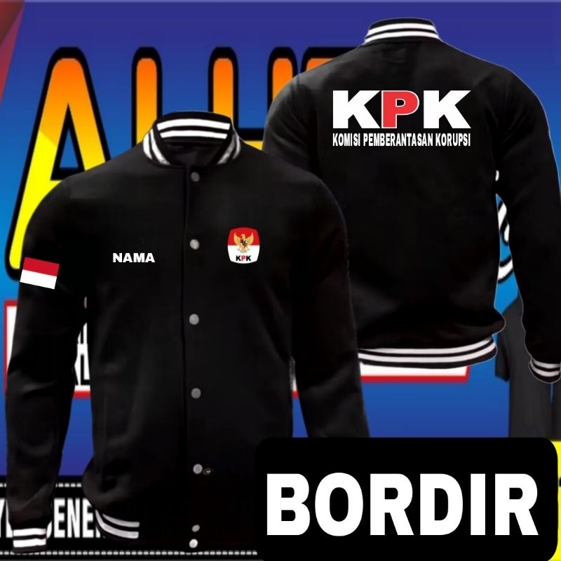 Jaket bordir KPK jaket varsity KPK Jaket baseball KPK Jaket kerja KPK jaket seragam kpk jaket bomber