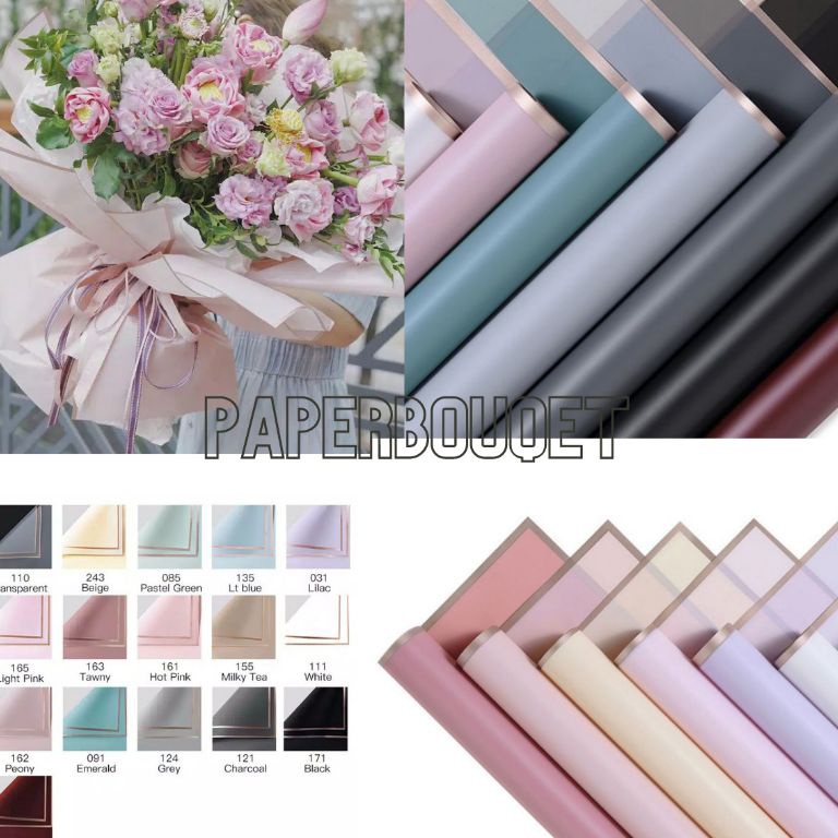 

Promo Untung 2 LEMBAR KERTAS CELLOPHANE FRAME GOLD KERTAS WRAPPING BUKET BUNGA CELLO FRAME GOLDHANYA 1 WARNA