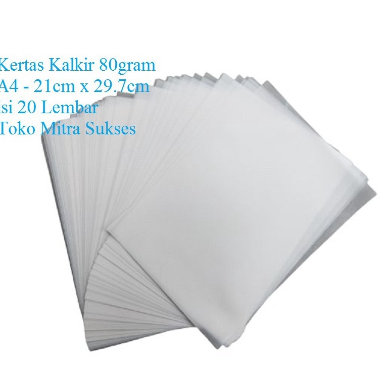 

HJ6 Kes Kalkir A4 8gram isi 2 lembar