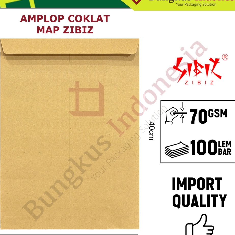 

Wow Amplop Coklat Map 29x4cm