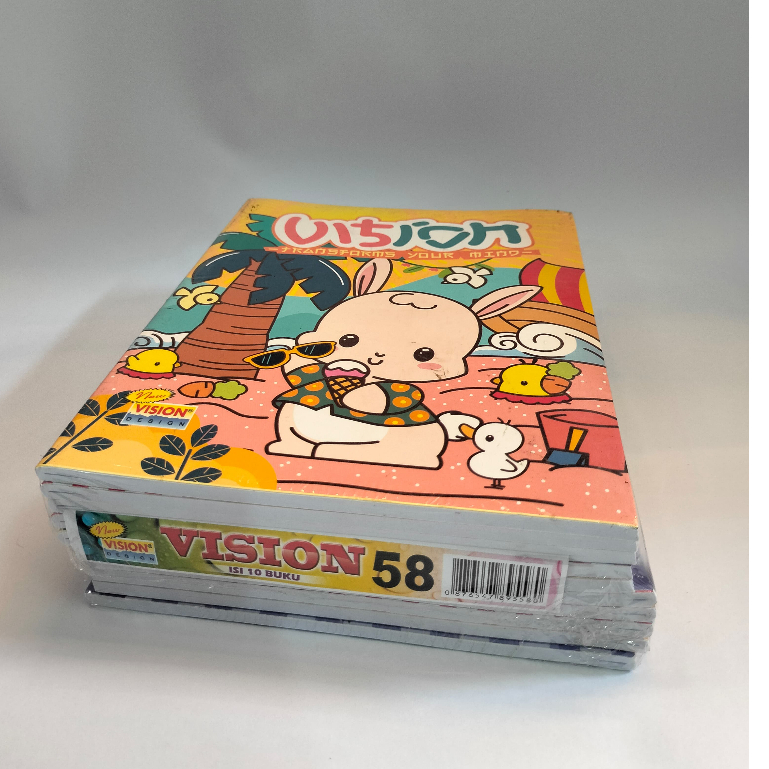 

Buku Tulis 58 Lembar Vision harga 1pack @10pcs