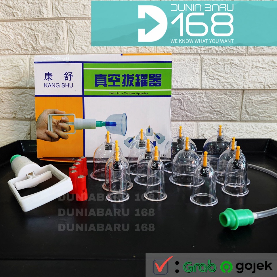 Free Delivery  Alat Bekam  Kop Angin Isi 12  Alat Bekam isi 12  alat Kop angin lengkap